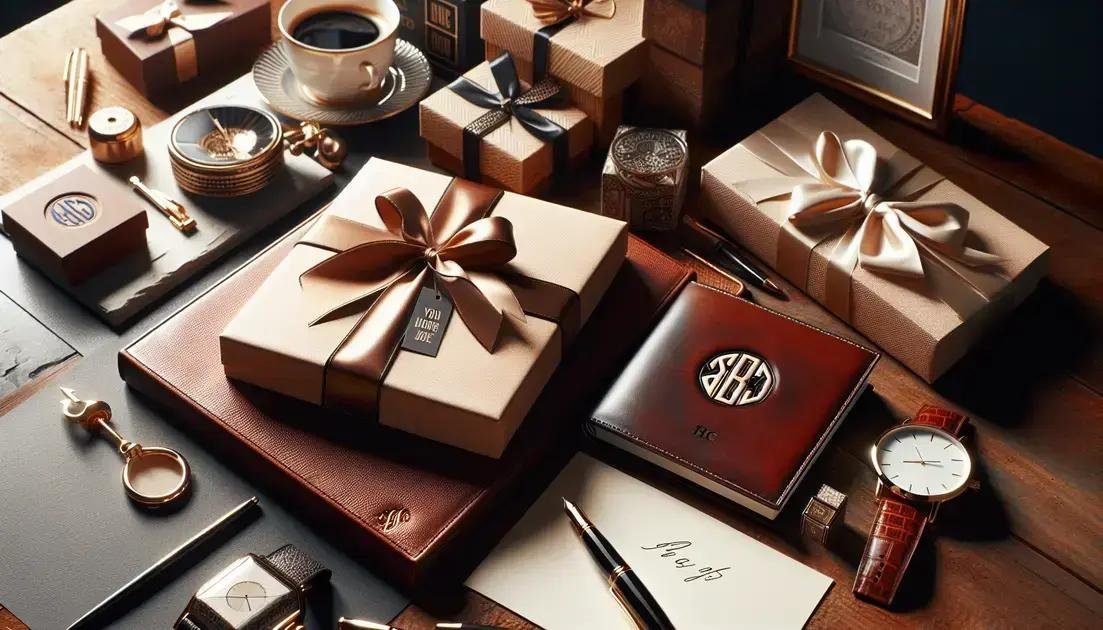 Presentes personalizados para o chefe