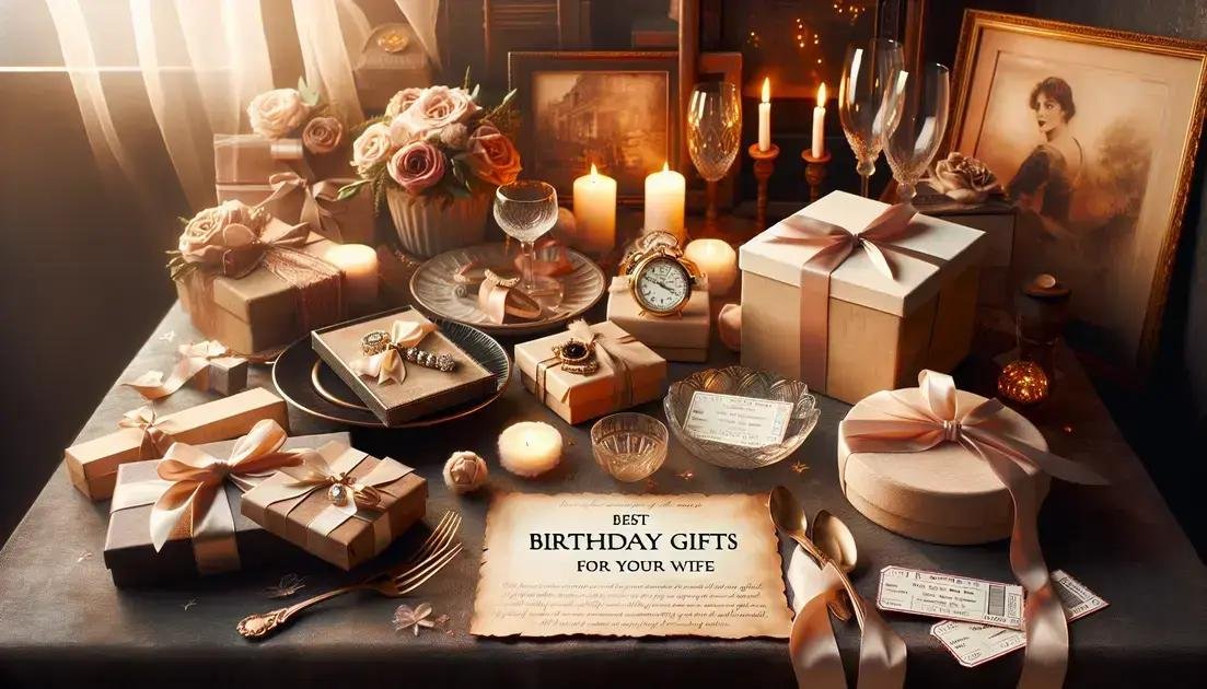 Qual o Melhor Presente de Aniversário para a Esposa? Dicas Incríveis!