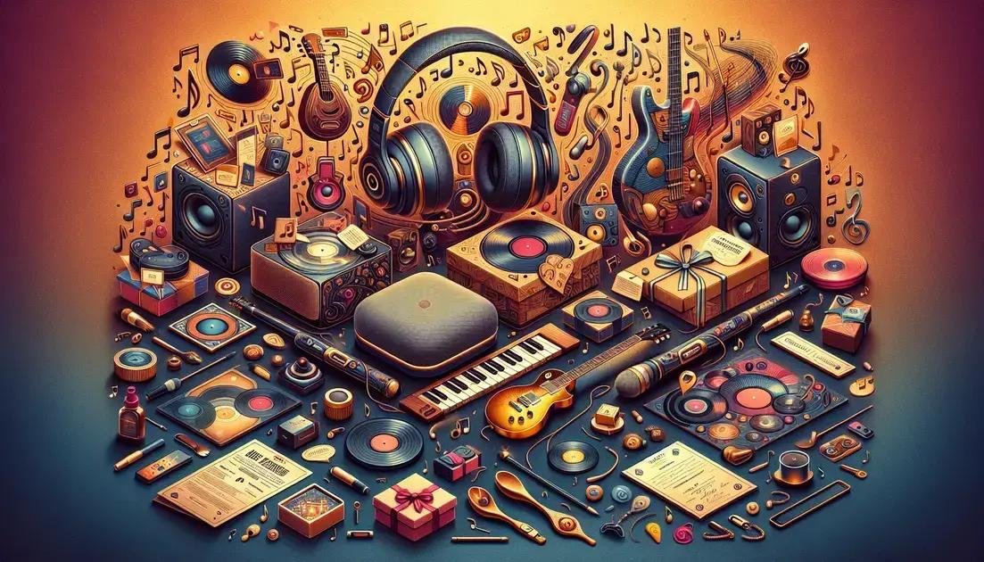 Qual presente combina com quem gosta de música?