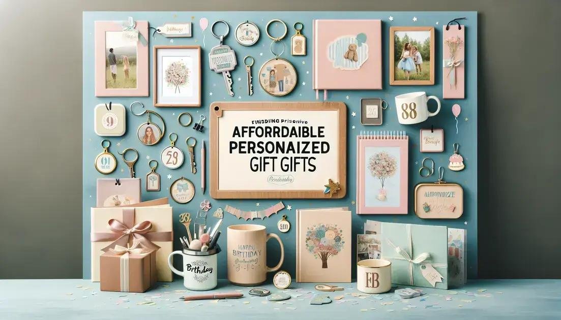Onde encontrar presentes de aniversário baratos personalizados