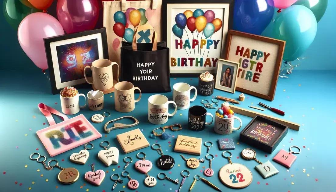Presentes personalizados para diferentes gostos e idades