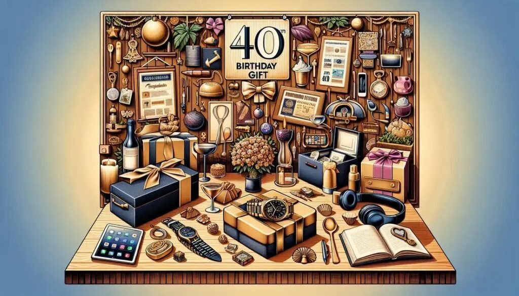 Qual presente de aniversário é especial para quem faz 40 anos?