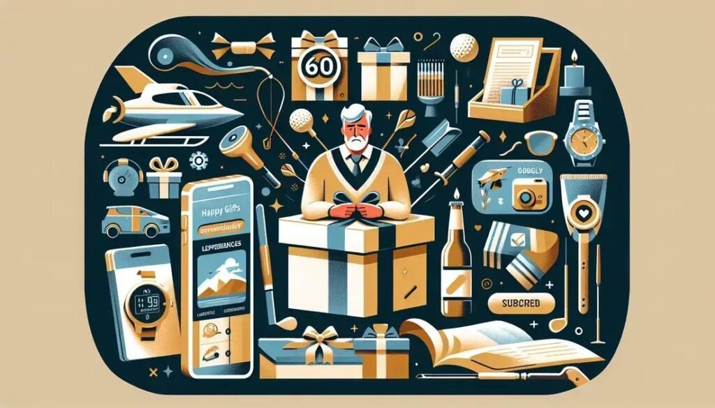 Qual presente de aniversário é ideal para um homem de 60 anos?