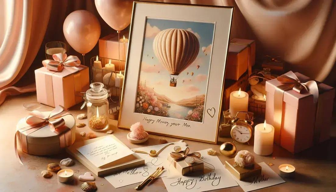 Qual presente de aniversário emociona a mãe?